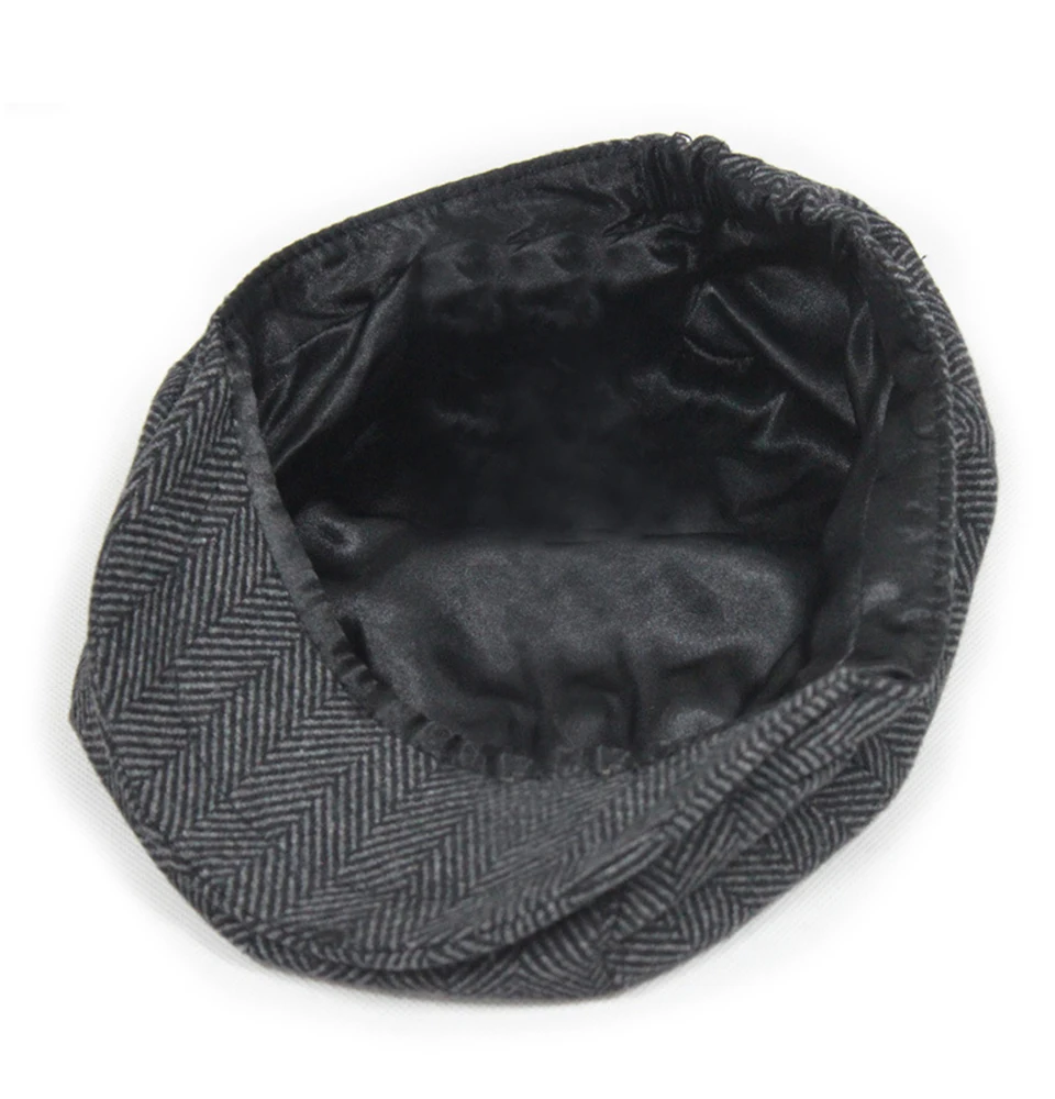 Peaky Blinders мужские береты шапка для зимы осени винтажная восьмиугольная кепка с узором в елочку Мужская Женская Теплая Повседневная в стиле Гэтсби, плоская кепка берет