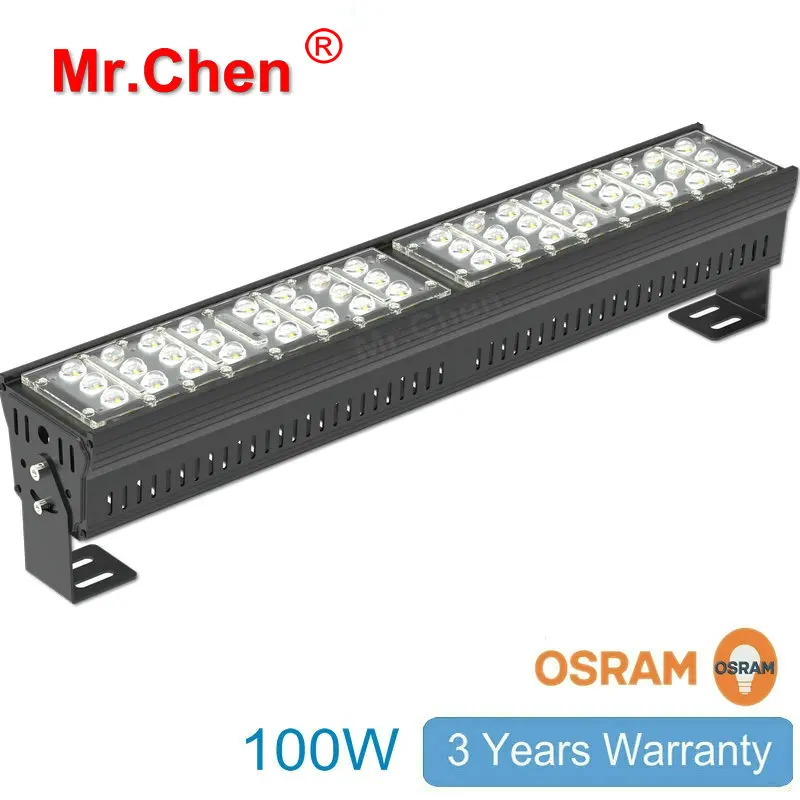 

Wall Washer Outdoor Lighting Waterproof Projection billboard Red Green Blue Warm Cold White Mr.Chen Bar 100W Led Flood Light
