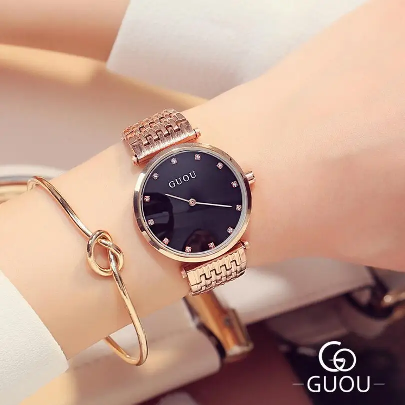 square hand watch