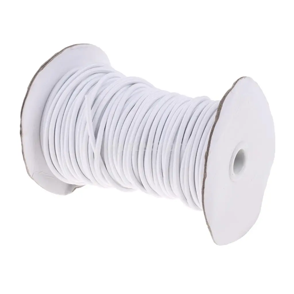  4mm Round Rubber Elastic Bungee Rope Shock Cord Tie Down Boat Trailer Anti-UV 0.5m, 1m, 2m, 300cm, 5m, 10m, 20m, 30m, 50m, 75m