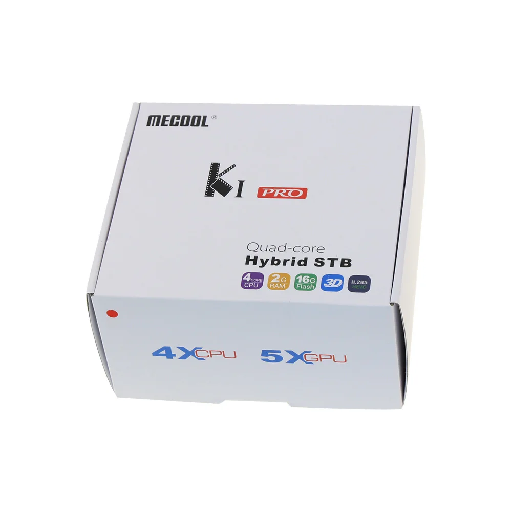 MECOOL KI PRO DVB Android 7,1 smart tv Box DVB-T2/DVB-S2/DVB-C Amlogic S905D Quad 2 Гб+ 16 Гб приставка K1 PRO PK KII PRO приставка