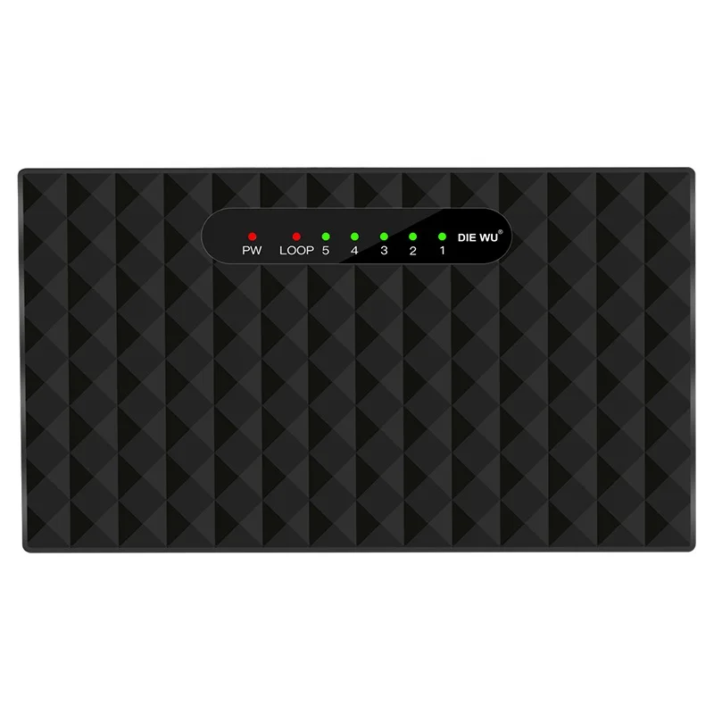 DIEWU DW-SW7530-T5 5 Порты и разъёмы 10/100/1000 Мбит/с гигабитный коммутатор концентратор LAN Ethernet Настольный сетевой адаптер ж/оснащено молниезащитой, сетевой фильтр СПД