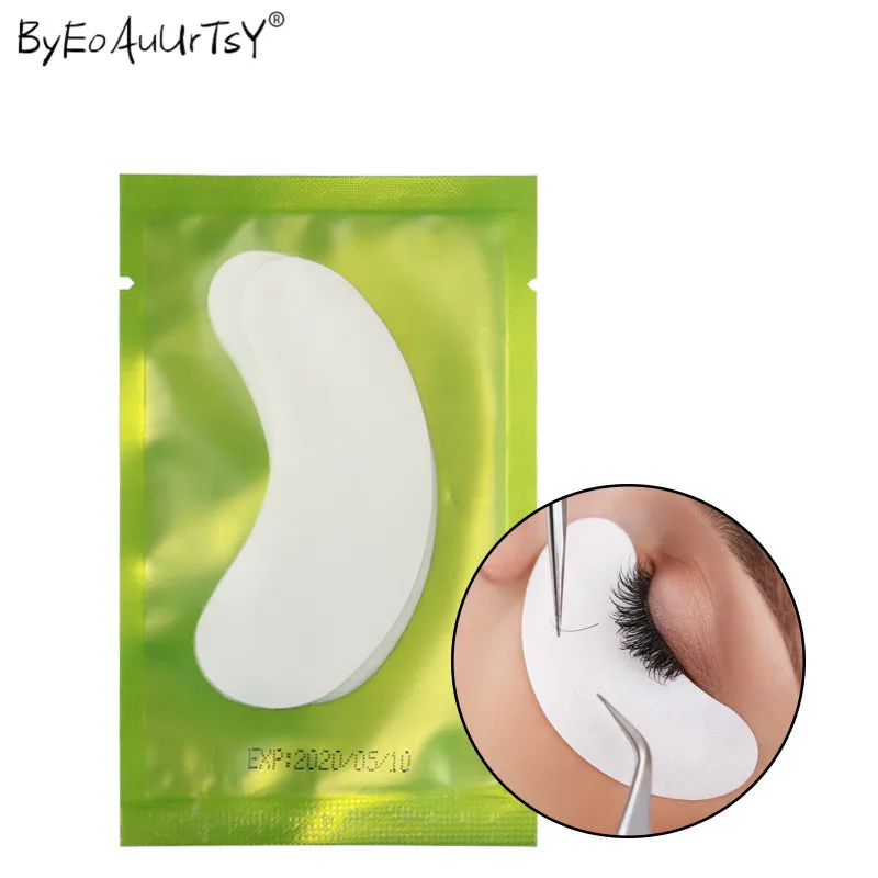 100pair Paper Patches Eyelash Under Eye Pads Lash Eyelash Extension Eye Tips Sticker Wraps Make Up Beauty Tools Salon use (6)