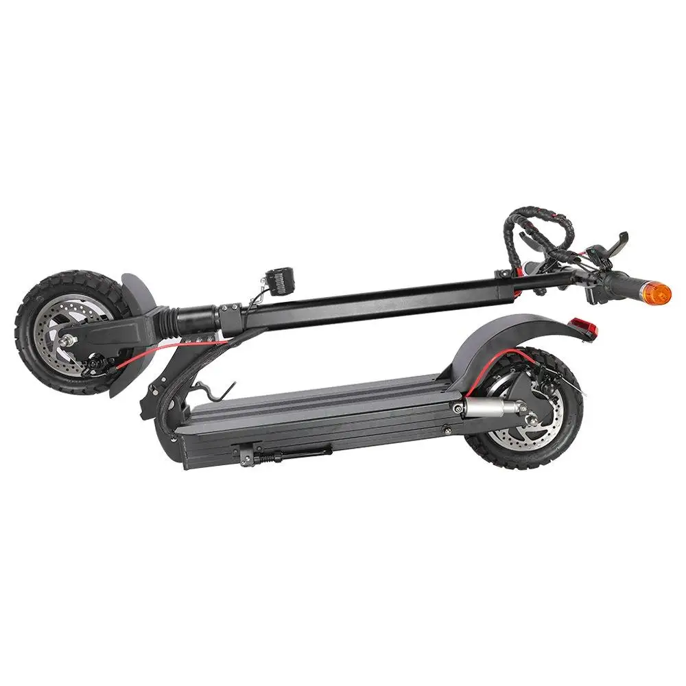 Tarsa T9 внедорожный складной электрический скутер 500 Вт Мотор 48 В/10Ah 40 км/ч 10 дюймовые шины 180 кг нагрузка с рулев