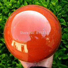 Ddh001022 ПРИРОДНЫХ красная яшма кристалл кварца сфера мяч Африк