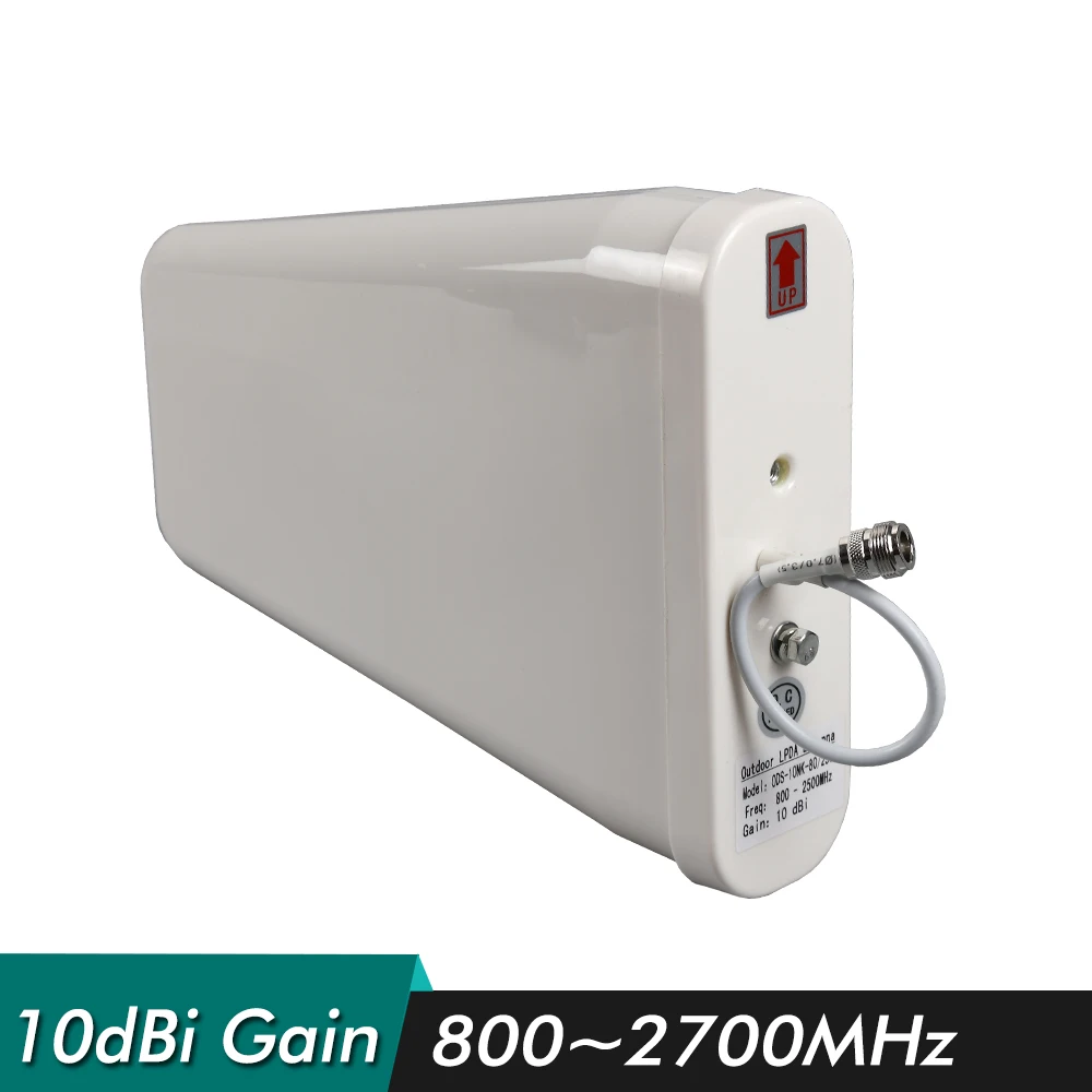 800~2700mhz Antenna set 10dBi outdoor lpda antenna+3dBi indoor Ceiling antenna+15 meters cable for mobile phone signal booster