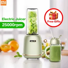 1 Deerma 500 мл портативная электрическая соковыжималка, блендер, автоматическая многофункциональная USB перезаряжаемая чашка-миксер для сока для маленьких девочек