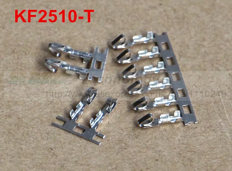 

Free shipping! 100pcs/lot KF2510-T crimp terminals for KF2510 2510 Female housing 2.54MM spacing connector