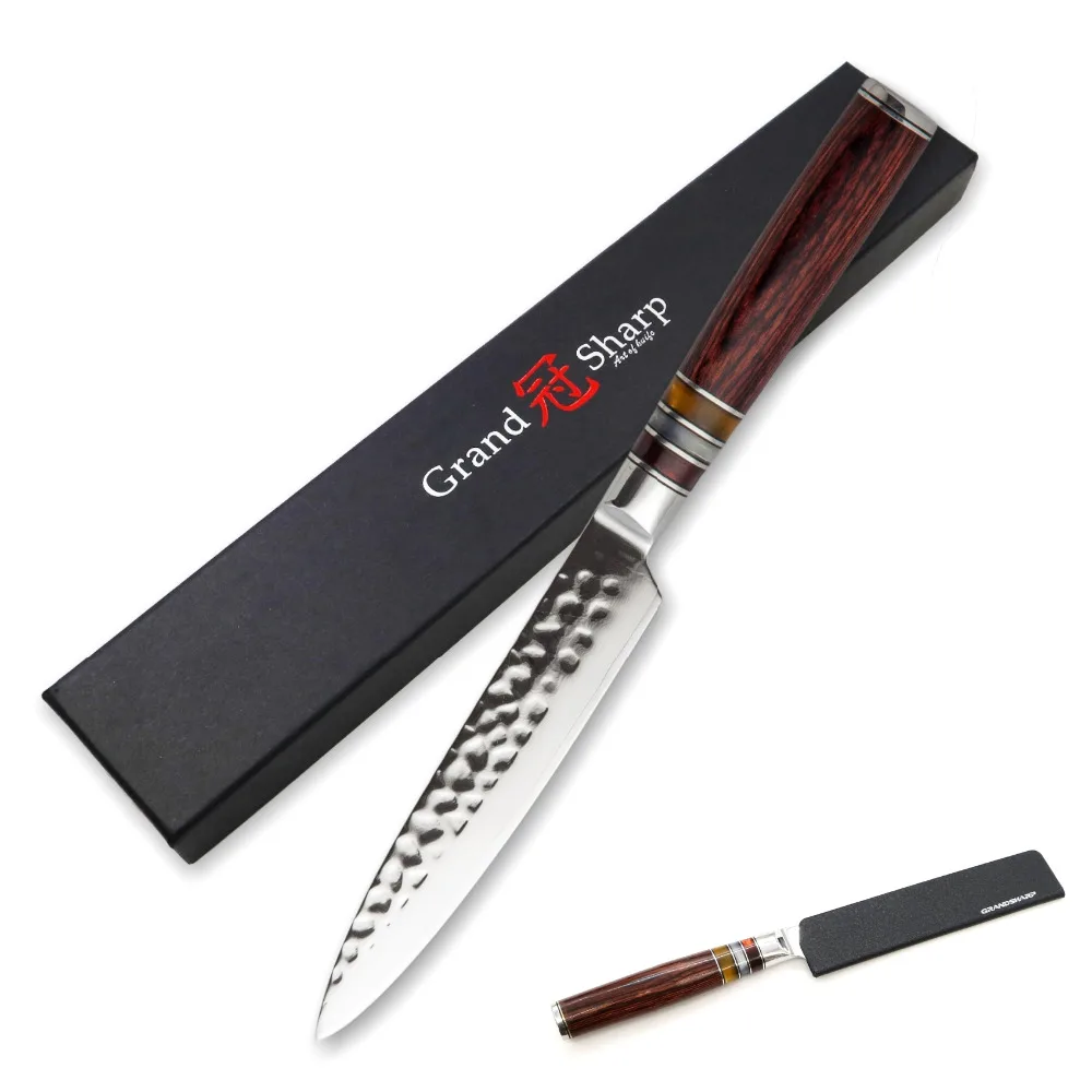 Набор ножей из дамасской стали 2 шт. кухонные ножи Santoku vg10 японские для шеф повара