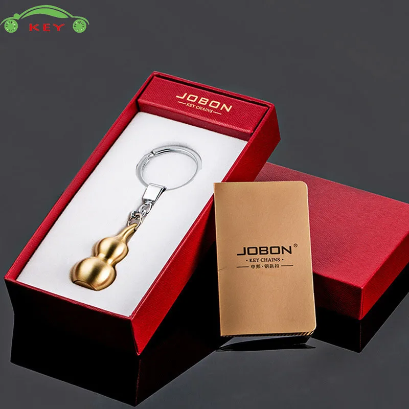 

Car Accessories Gourd Model Keychain for Business Gift Auto Keyring for Mini Cooper Porsche Jeep Jaguar BMW Renault Key Holder