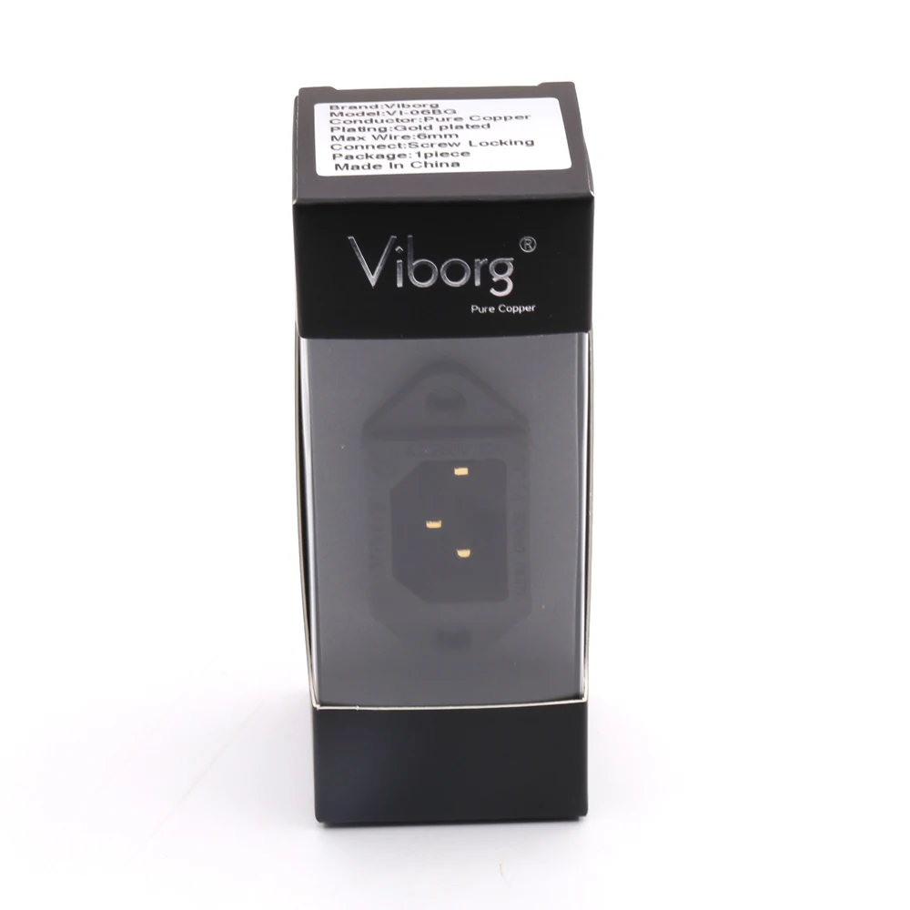 

Viborg Audio VI-06BG Audio Grade Pure Red Copper IEC socket