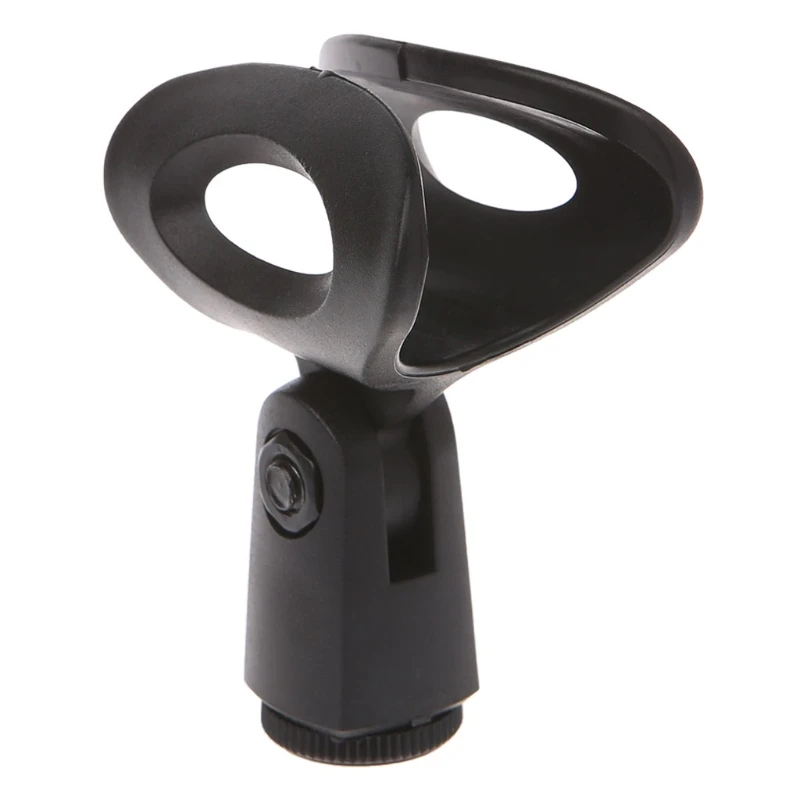 Гибкий микрофон микрофонная подставка аксессуар пластиковый зажим держатель Крепление черный AUG-10A