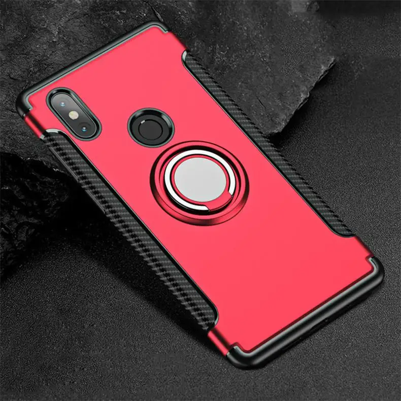 pouch phone Finger Ring 360 Full Protect Case For Xiaomi Mi Mix 2S Mix 2 / For Xiaomi Mi Note 3 Max 3 A1 A2 Cover Case For Xiaomi Mi 6 Mi8 phone pouch case Cases & Covers