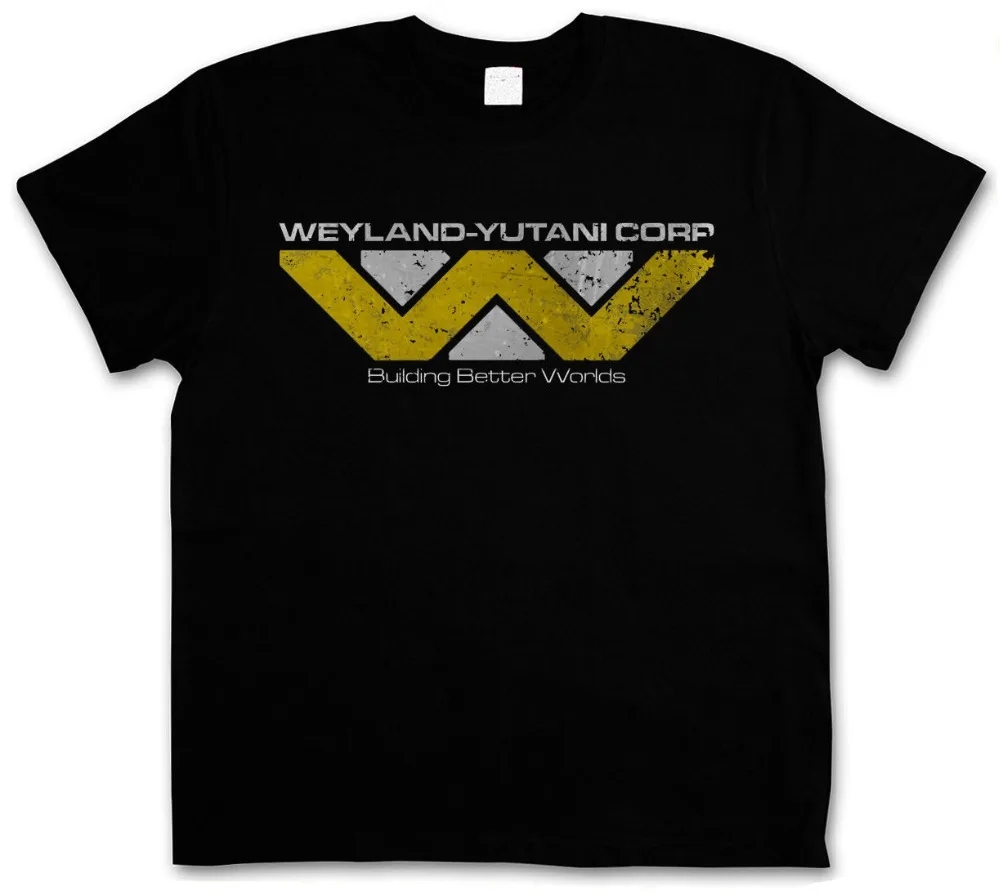 Футболка Weyland Yutani Prometheus Uscss Nostromo Alienhot летняя одежда Хлопковая мужская Высокое