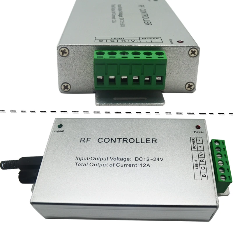 18 ключ RGB светодиодный музыкальный контроллер 12 В 12 в 24 в аудио звук 3 канала* 4A 12A RF 433,92 МГц беспроводной пульт дистанционного управления светильник