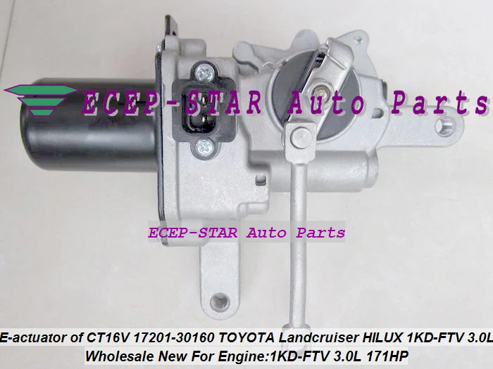 Турбо-электронный привод CT16V 17201-30160 17201-30100 1720130101 для TOYOTA HILUX SW4 Landcruiser D-4D 1KD-FTV 1KD 1 KDFTV 3.0L