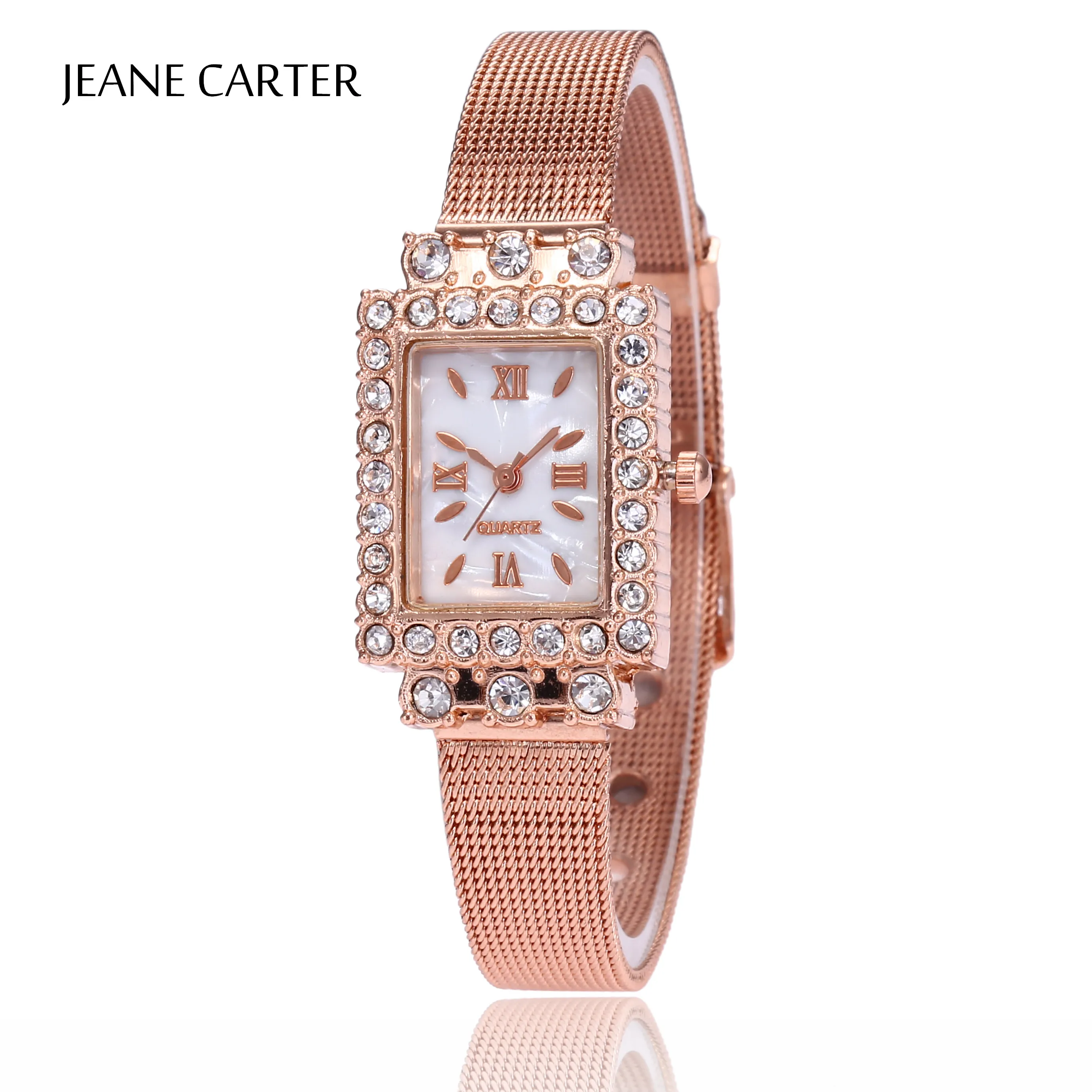 Exquisite Small Square Rhinestone Watches Women Luxury Brand Full Steel Bracelet Ladies Quartz Reloj Mujer Clock | Наручные часы
