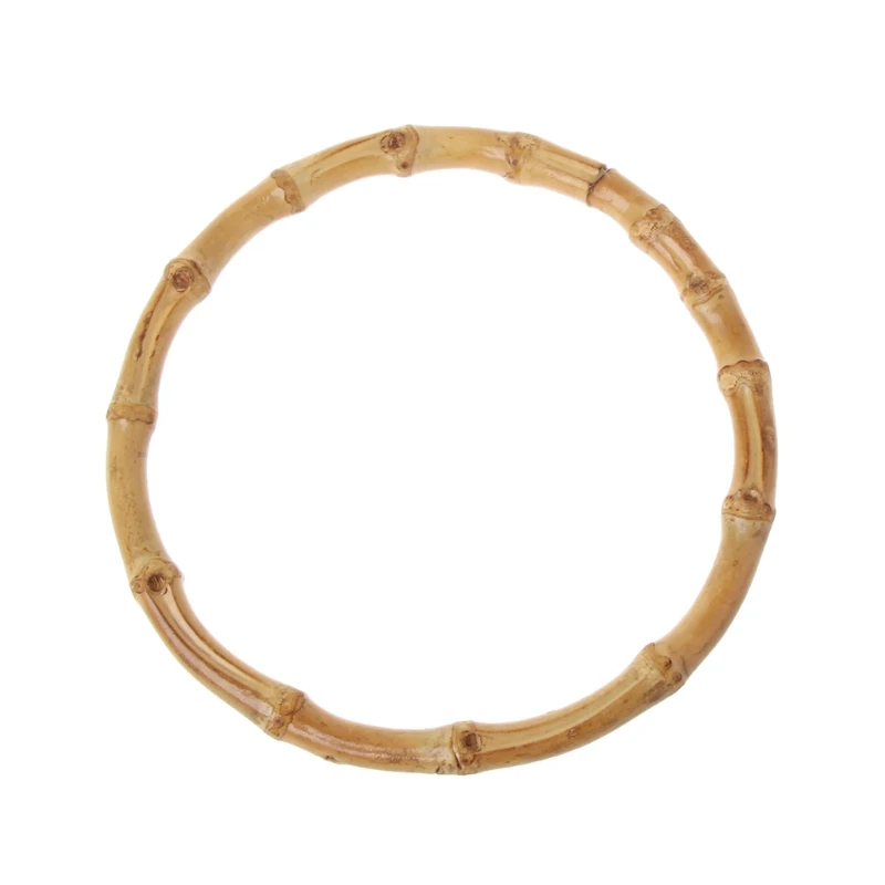 

1 x Round Bamboo Bag Handle for Handcrafted Handbag DIY Bags Accessories