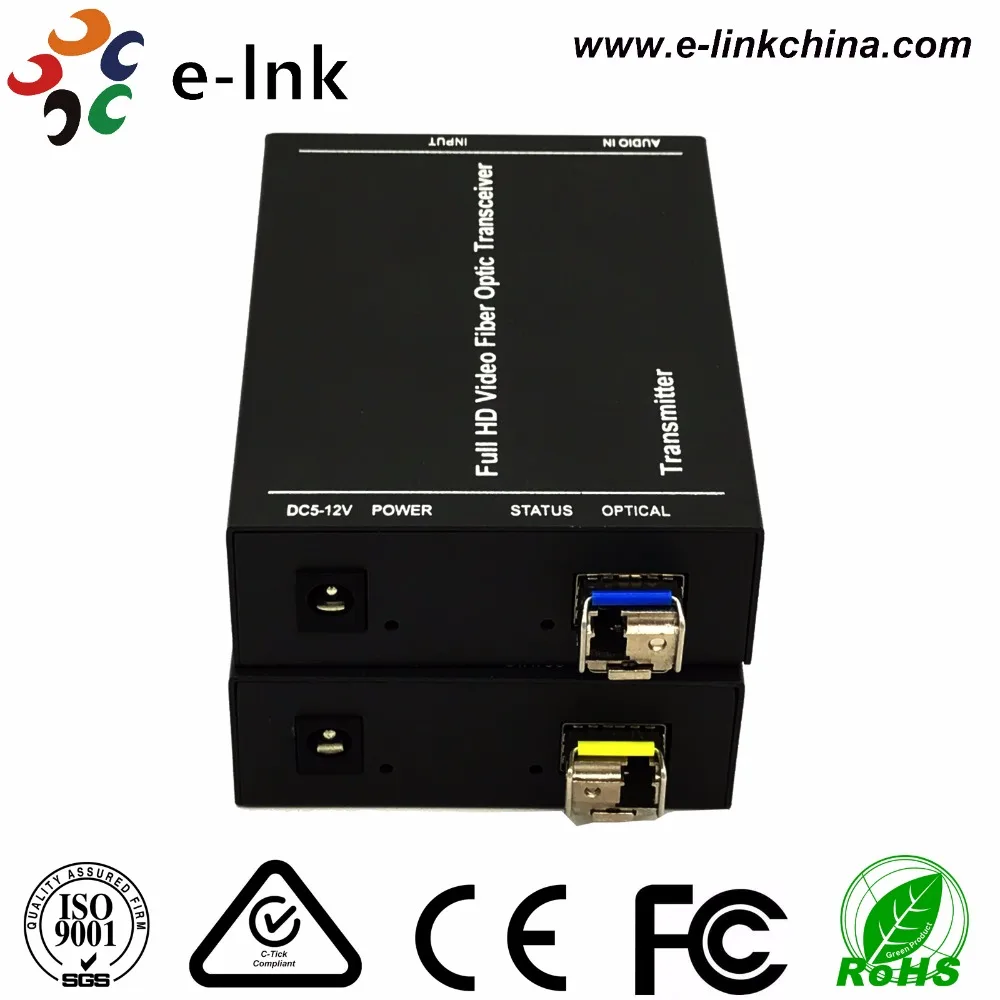 

1080P HDMI over Fiber Optic Extender with Audio Transmisoon Function ,SM 20KM SFP (LC)
