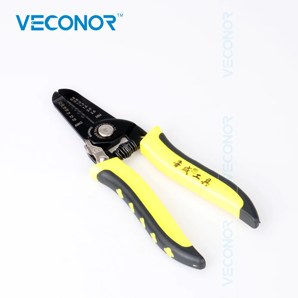 10-22 AWG Copper Cable Hardened Steel Wire Stripper Plier