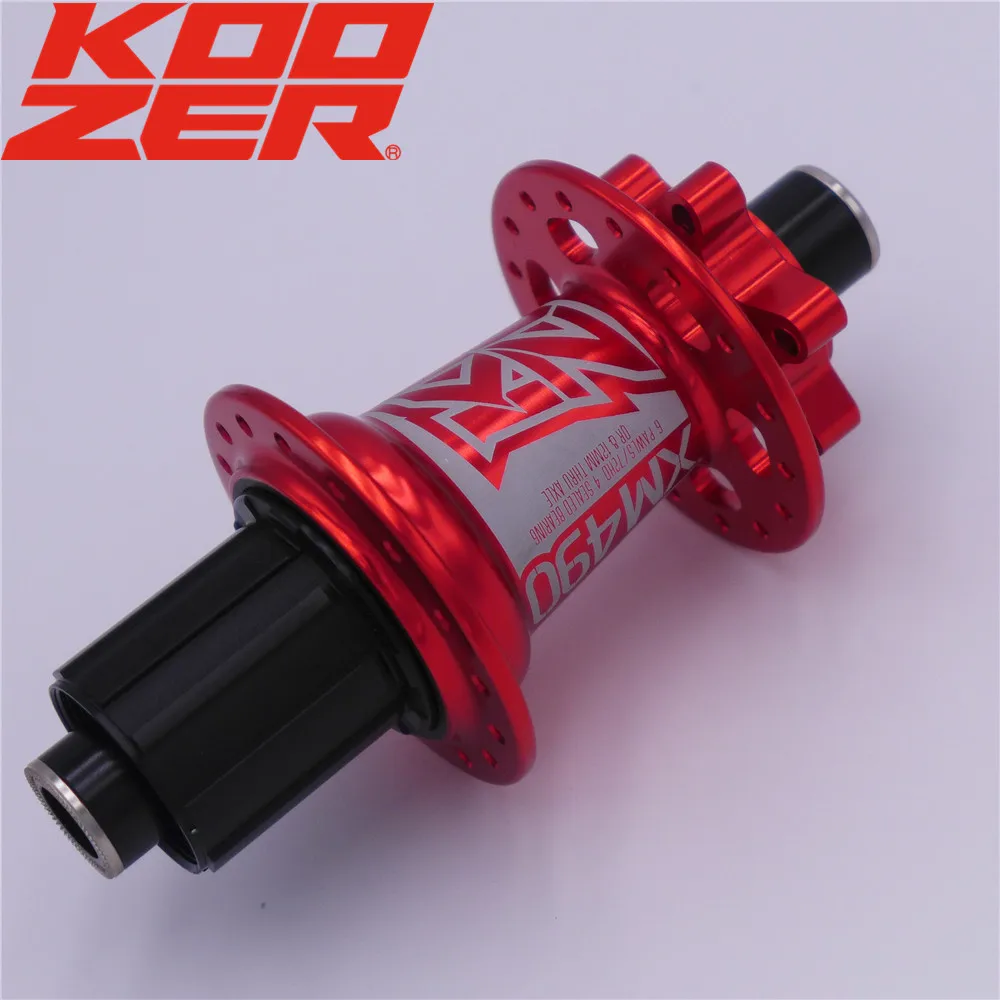 KOOZER XM490 MTB горный велосипед 6 Болт дисковый подшипник ступицы задние 135*10 142*12 мм QR через XD Freehub