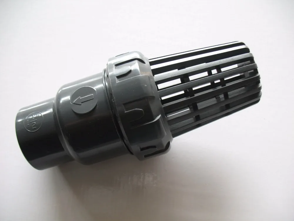 retailer and wholesale 4" pvc foot valves with good quality and good
