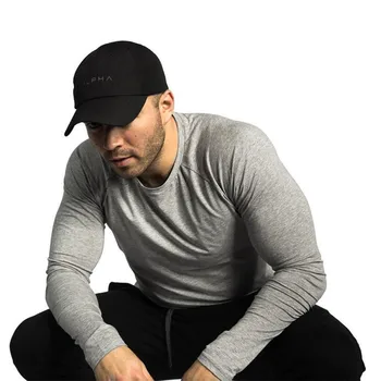

Long Sleeve Running T-shirt for Men O-neck Breathable Sports Jerseys Quick Dry Compression Fitness Men's Shirt