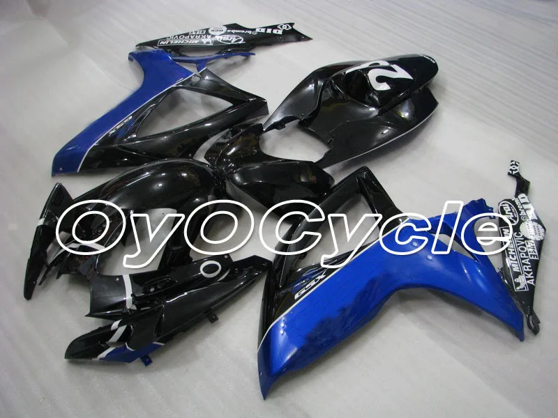 

For 06-07 Suzuki GSXR600 GSXR750 K6 K7 GSXR 600 750 Injection Motorcycle ABS Fairing Bodywork Kit 2006 2007 Black Blue