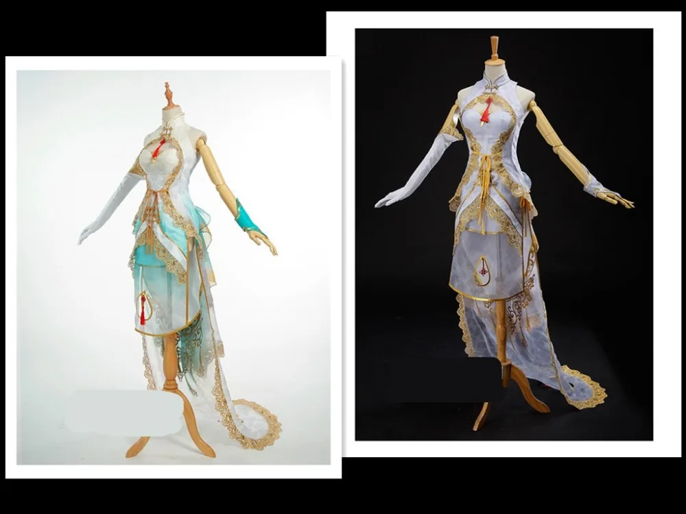 

V vocaloid Hatsune Miku Megurine Luka Chinese Luo Tianyi canary bird ver cosplay costume cheongsam