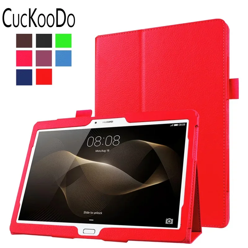 CucKooDo 200 шт./лот для huawei MediaPad M2 10,0, из искусственной кожи ультратонкий легкий Стенд Крышка корпуса Folio для huawei M2 10,1 дюймов