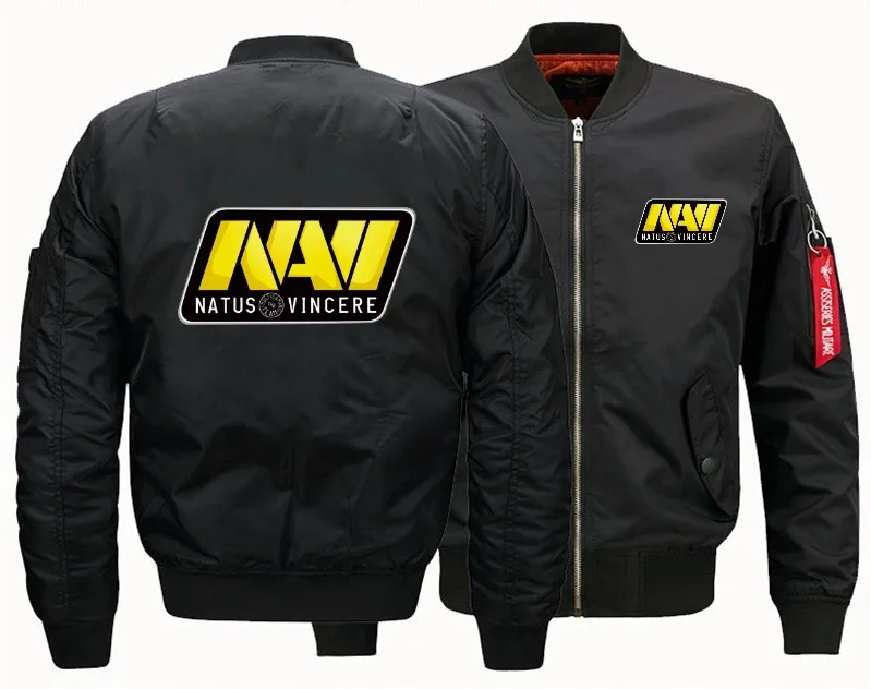 Новинка 2019 мужская куртка бомбер с рисунком natus vincere Navi летающая зимняя