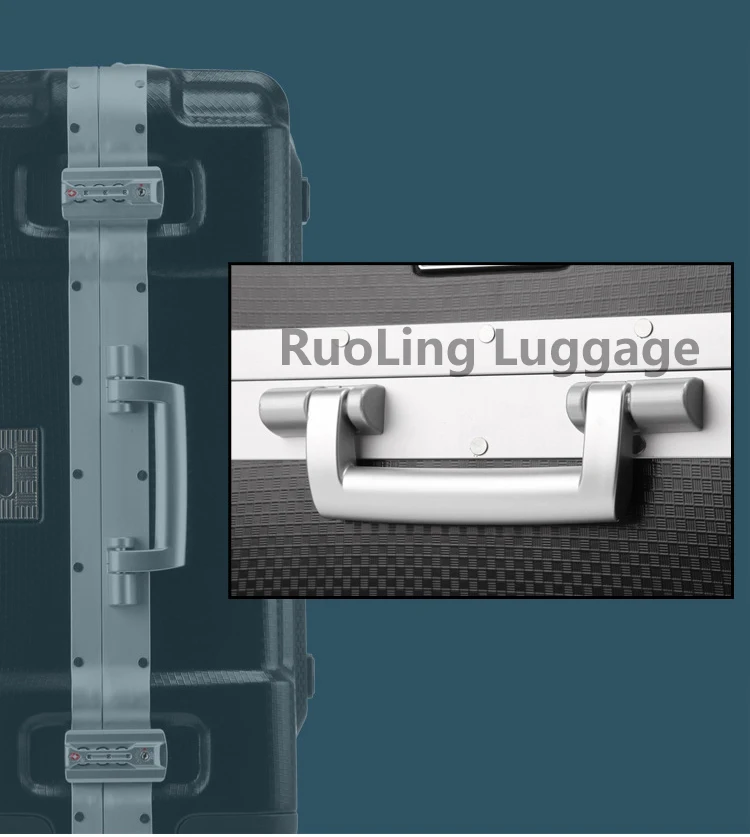 LeTrend креативная алюминиевая рама, Скалка, багаж, Спиннер, чемодан, колеса, черный, переноска на тележке, 29 дюймов, высокая емкость, дорожная
