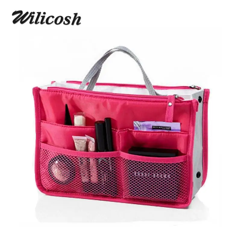 2016 Multifunction Nylon Makeup Organizer Bags For Women Cosmetic Bags