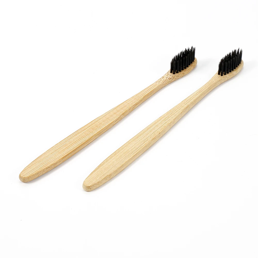 1 шт. натуральная чистая бамбуковая зубная щетка портативная Мягкая зубная щетка для волос экологически чистые щетки Очистка полости рта инструменты для ухода