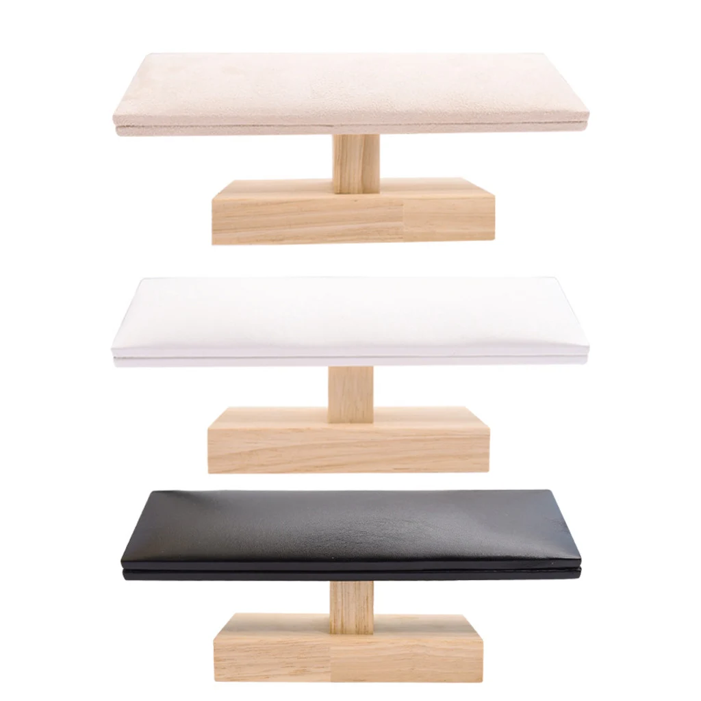  Wooden T-Bar Jewelry Rack for Bracelet Necklace jewelry display Stand Organizer Holder earring hold