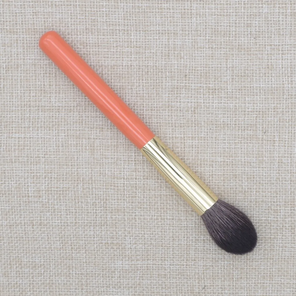 

K169 Professional Makeup Brushes Blue Squirrel Sokouhou Goat Hair Highlighter Brush Orange Handle pincel maquiagem Make Up Brush