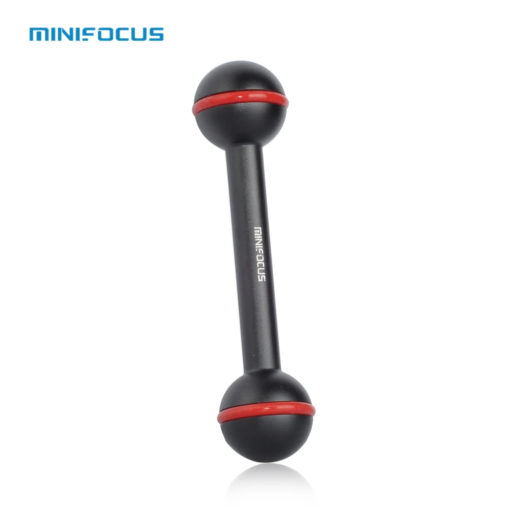 

3.3" Underwater Flash Double 1" Ball Joint Diving Strobe/Video Light System Adapter Arm Connecting to Camera Housing