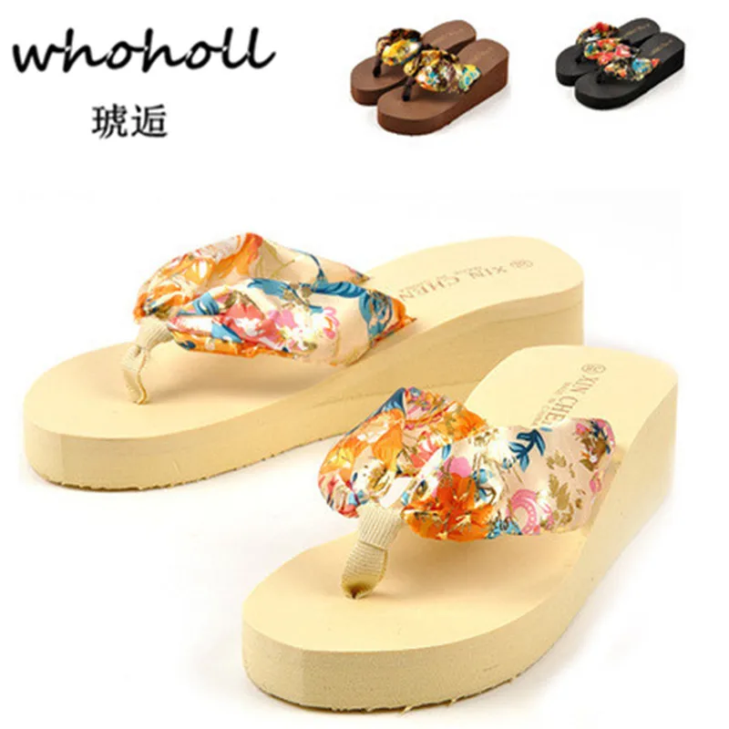 купить Whoholl/Вьетнамки, женские шлепанцы, летняя обувь на платформе,
женские сандалии EVA, Clog, тапочки ПВХ, Вьетнамки, новейшие модели,
36-39 Отзывы