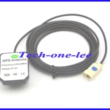 10 шт./лот gps антенна Fakra B белый гнездовой разъем 1575,42 МГц gps антенна с кабелем 3 м