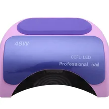Гель-лак для ногтей инструменты Профессиональная, из CCFL элементов машинка для стрижки 48 Вт Светодиодный УФ-лампа 110-220 В Сушилка для ногтей с автоматическим инструменты для маникюра