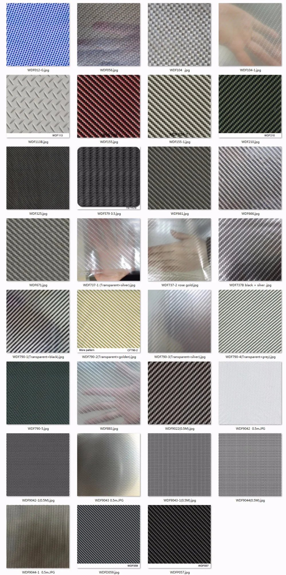 0.5m width carbon