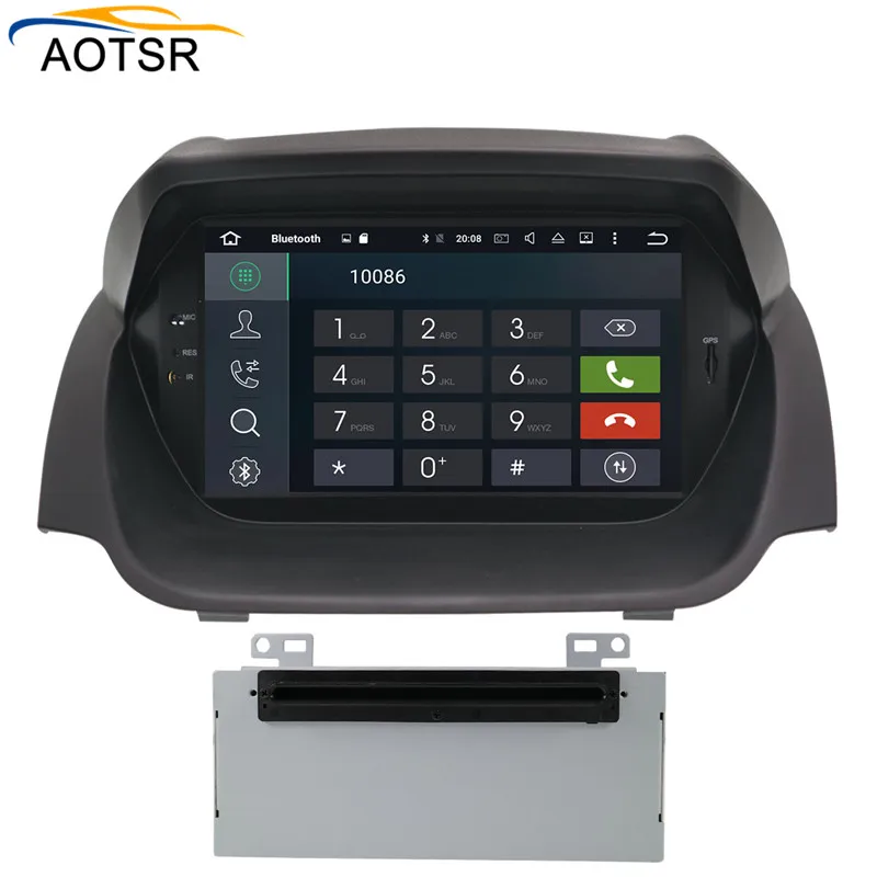 Flash Deal IPS Screen Android 8.0 Car DVD Multimedia player head unit for Ford Fiesta 2013 2014 2015 2016 with GPS navigation Radio stereo 4