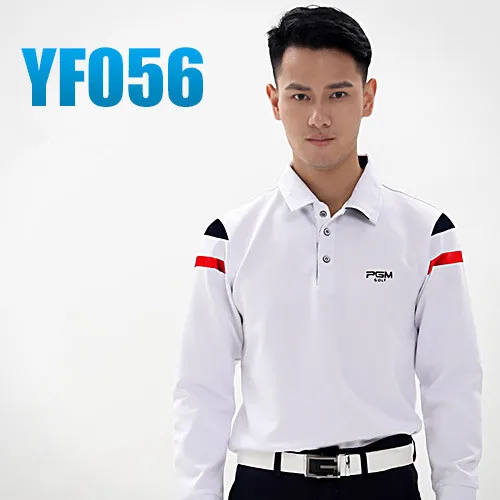 2017 autumn winter PGM golf apparel men's Quick Dry High elasticity Thick Long Sleeved Golf T-shirt softness Polo Shirt
