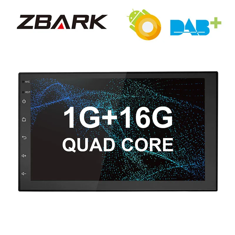 Top Android 8.1 Double 2 Din 7 inch  Quad Core GPS Navigation  Universal Car Stereo Player Radio YHTY7003A1 1