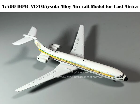 

Boutique rare 1:500 BOAC VC-105y-ada Alloy Aircraft Model for East Africa Collection model