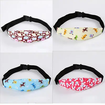 

Adjustable Baby Head Support Stroller Car Seat Fastening Belt Sleep Safety Strap