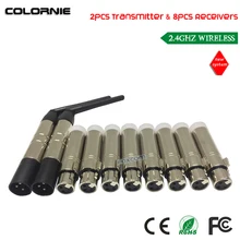 DHL беспроводной 2,4G передатчик приемник освещение управление DMX512 Dfi DJ