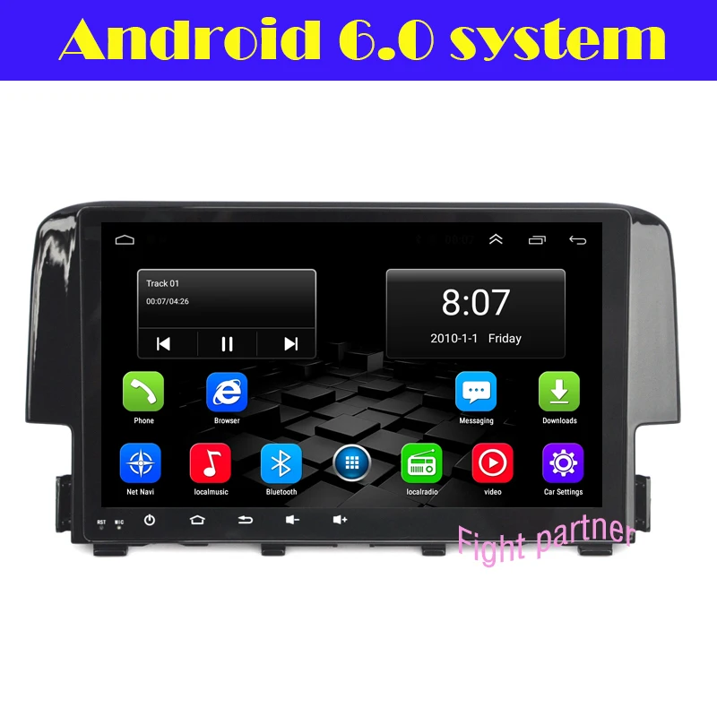 

Latest 2+32G Factory price 4G Android car dvd player For Honda Civic 2016 GPS navigation stereo headunit car multimedia