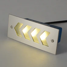 Hot sale 3W recessed led floor lights 3w stair lighting led step light Corner Light Warm Cold White Red Blue Yello Free Shipping yello yello stella lp