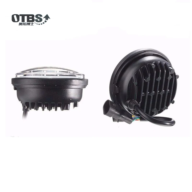 OTBS 7 дюймовая светодиодный ная фара 4 5 дюйма Противотуманные фары для Harley Ultra Classic